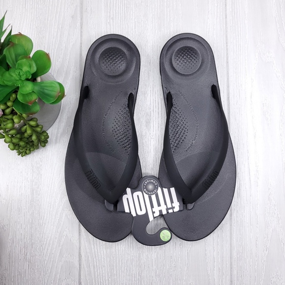 Fitflop IQUSHION Men’s Ergonomic Flip-Flops Sze 12 - Picture 2 of 7